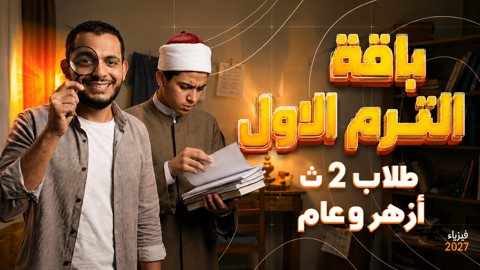 باقة فيزياء 2 ثانوي الترم الأول بـ500 جنيه 🔥 | عام وأزهر 2027